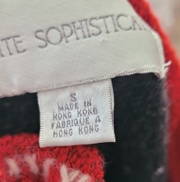 PETITE SOPHISTICATE SNOWFLAKE ZIP UP Sweatrr - Picture 2 of 8